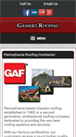 Mobile Screenshot of gassertroofing.com