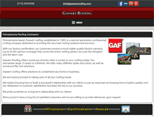 Tablet Screenshot of gassertroofing.com